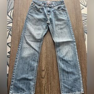Boys Light Blue Straight-Leg Jeans
